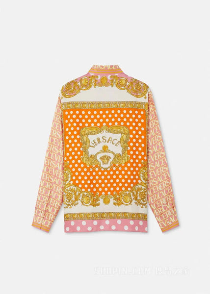 Latest Polka Dots Pattern Shirt For Men