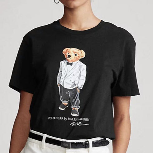 Big Fit Tuxedo Bear Tee for Women
