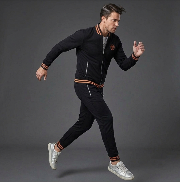 Men High-Quality Track-Set With Logo Print