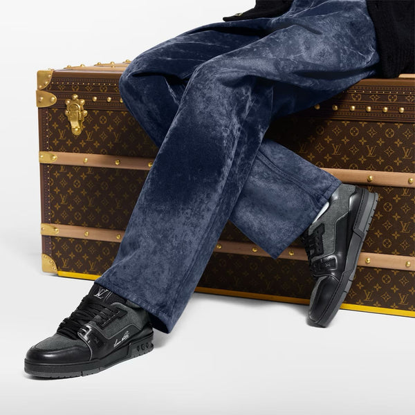 Imported Brand  All-Black Luxury Sneakers