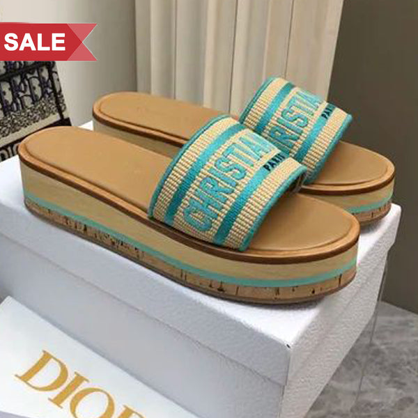 Stylish Women's Luxury Slide Sandals with Soft Footbed