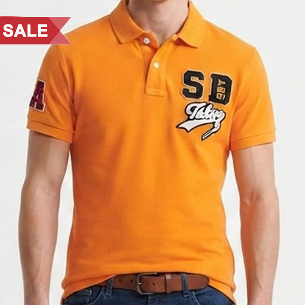 Premium Brand   Signature Logo Polo T-Shirt  For Men