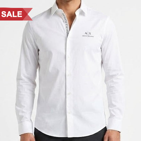 Premium Regular  Fit Shirt  Classic Black & White Designer Formal Wear