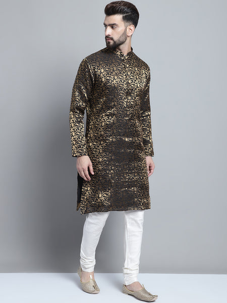 Designer Brocade Kurta Pajama Set by Treemoda