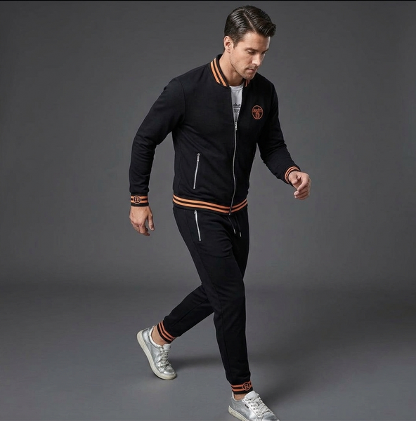Men High-Quality Track-Set With Logo Print