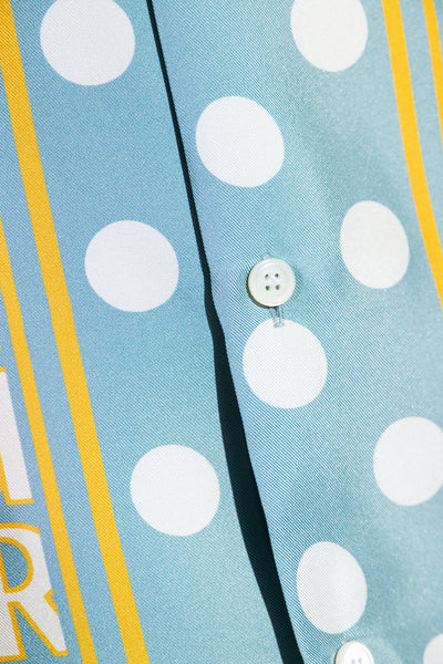 Latest Polka Dots Pattern Shirt For Men