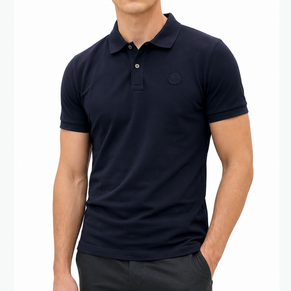 Premium Men's Navy Blue Polo T-Shirt | Regular Fit | Half Sleeve Casual Polo