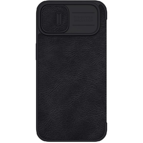 Nillkin Qin Pro Camshield Camera Slider Leather Flip + Card Slot Case for 15 Series