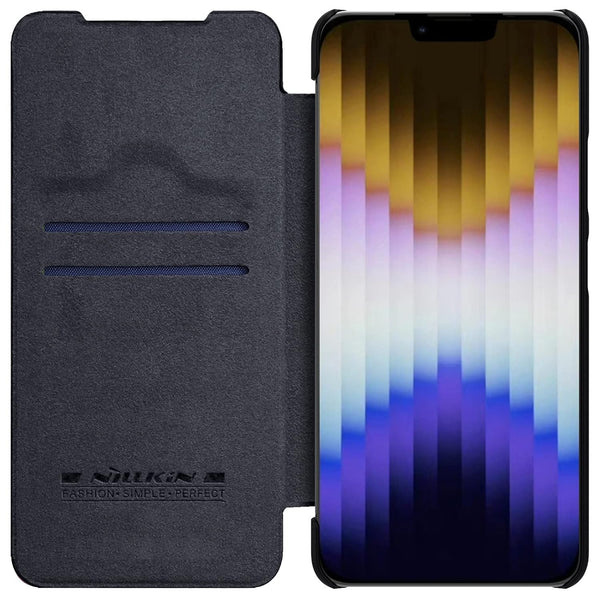 Nillkin Qin Pro Camshield Camera Slider Leather Flip + Card Slot Case for 15 Series