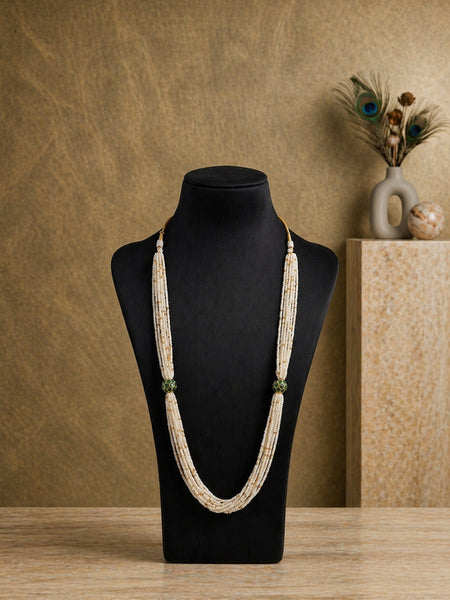 Elegant Pearl Layered Victorian Necklace Set