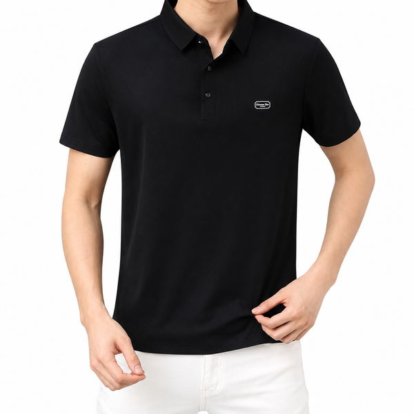 Luxury Men's Solid Polo T-Shirt – Premium Look | Regular Fit | Half Sleeve