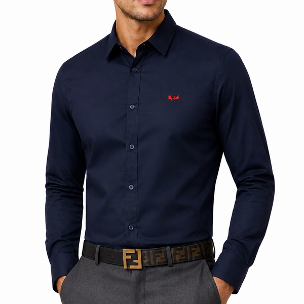 Premium Men's Solid Full Sleeve Formal Shirt