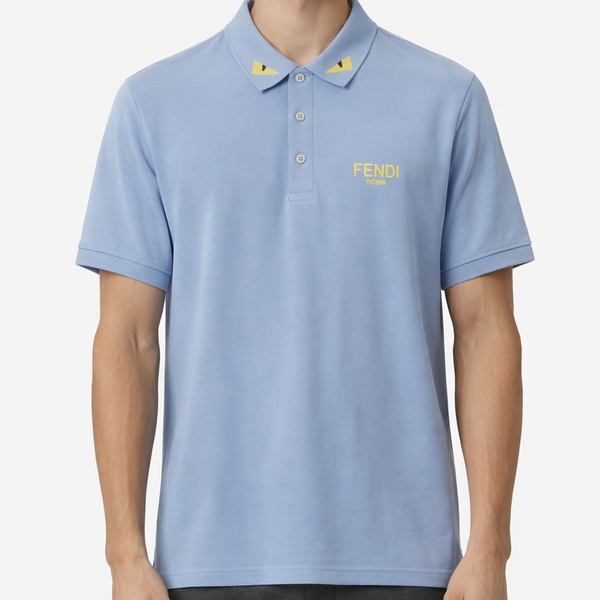 Premium Sky Blue Polo T-Shirt Smart Casual Comfort with Elegant Collar Design