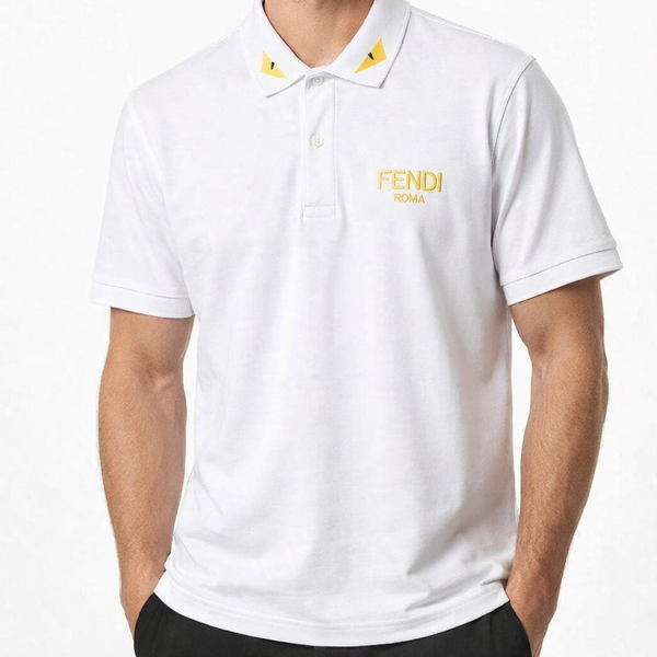 Premium White Polo T-Shirt – Elegant Luxury Casual Wear