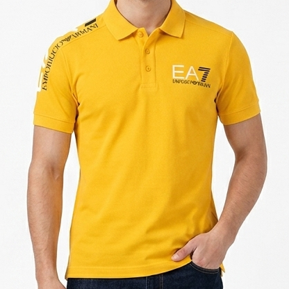 Premium Brand  Logo Polo T-Shirt – Premium Performance & Casual Style for Men