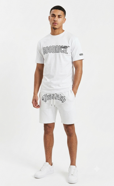 Premium Signature White two Piece  Set for Men