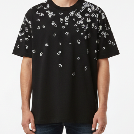Elegant Drop Shoulder Round Neck Premium T-shirt