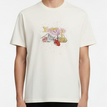 Branded Graphic Crew Neck T-Shirt  Premium Printed Casual Wear