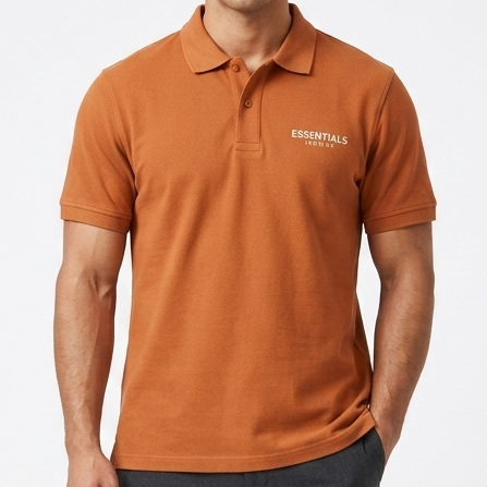 Men's Luxury Branded  Polo T-Shirt  With Minimalist Logo Classic Casual Fit