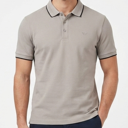 Classic Collar Half Sleeve Regular Fit Polo Shirt Elegant Everyday Wear