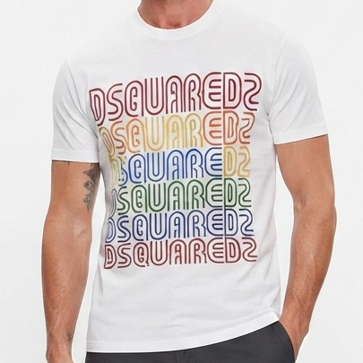 Men  White Graphic Print T-Shirt | Premium Casual Round Neck Tee