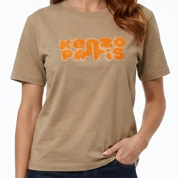 Premium Women's Beige Graphic T-Shirt