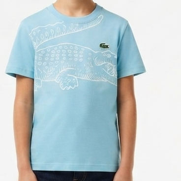 Kids Casual Graphic Print Round Neck T-Shirt