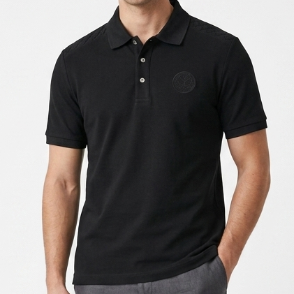 Luxury Black  Polo T-Shirt for Men Premium Casual Edition