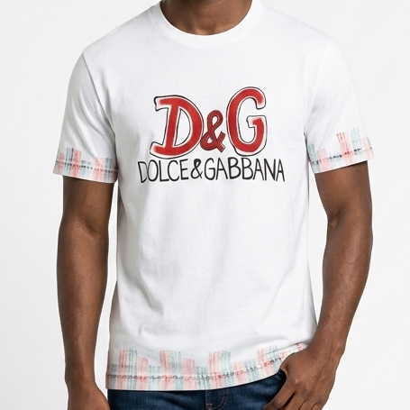 Men’s Trendy White Half Sleeve Printed T-Shirt