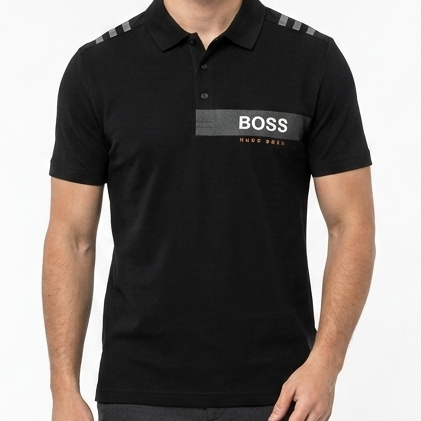 Men’s Premium Trendy &  Branded Black Logo Polo T-Shirt