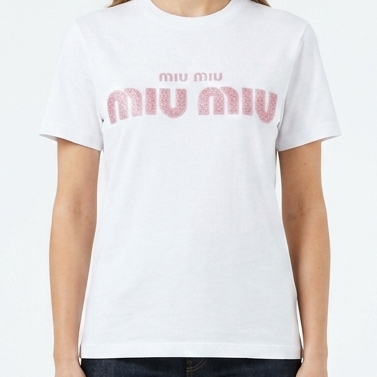 Women Premium White Towel Logo T-Shirt Stylish Round Neck Half Sleeve Casual Tee