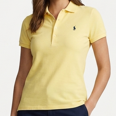 Women's Premium Classic Yellow Polo T-Shirt For Women