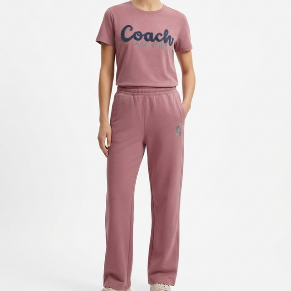 Chic Women’s Pink Co-Ord Lounge Set Stylish & Comfortable Daily Wear