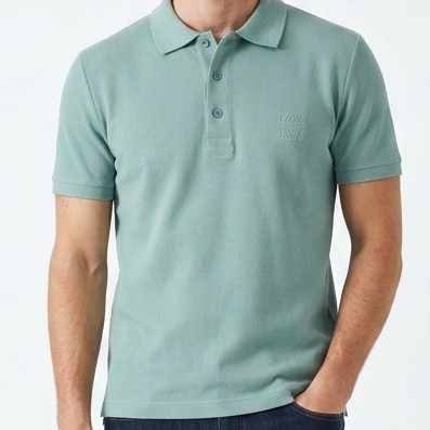 Premium Men's Mint Green Polo T-Shirt – Soft  Regular Fit Smart Casual Wear