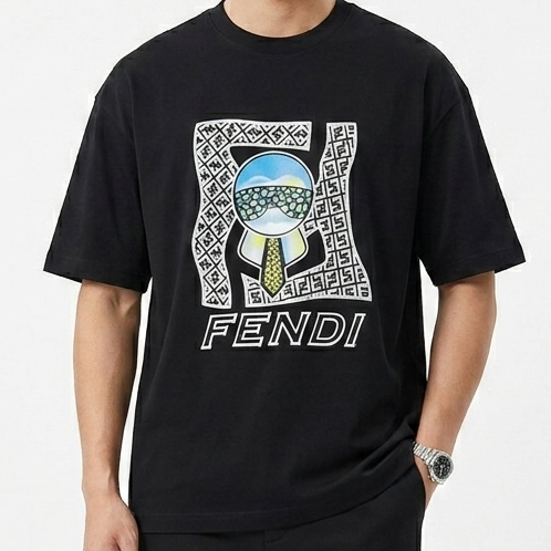 Branded Oversized Printed T-shirt