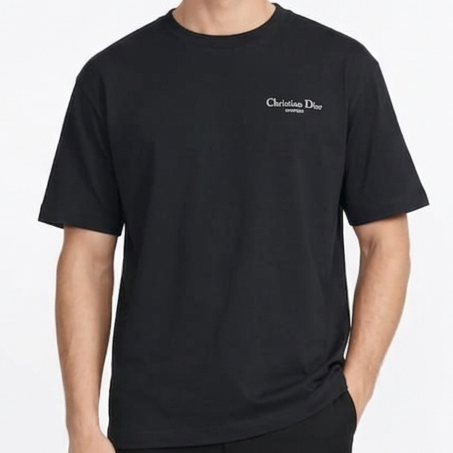 Premium Black  Minimal Tee – Luxury Signature Edition