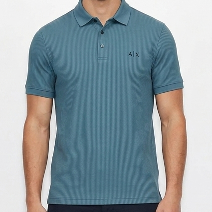 Men’s Premium Designer Texture Polo T-Shirt
