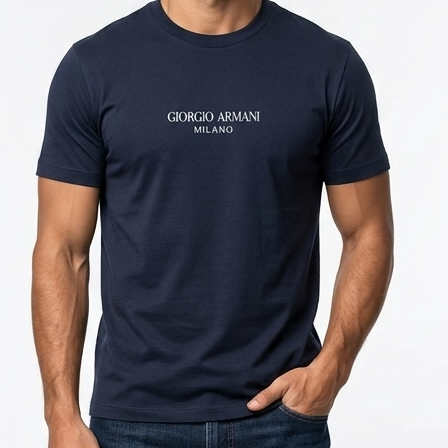 Luxury Regular Fit Crew Neck Casual Tee
