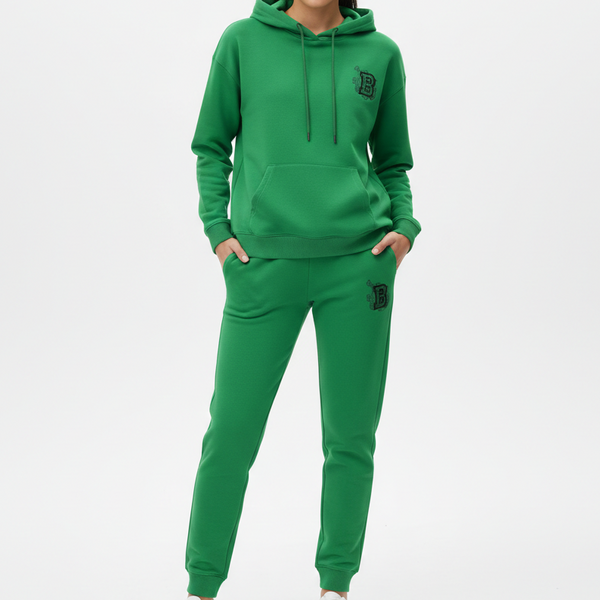 Premium Green Hoodie & Jogger Tracksuit for Everyday Comfort
