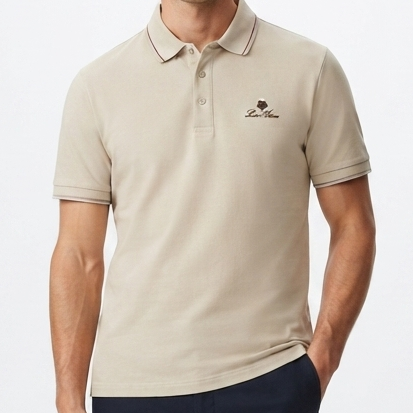 Men’s Premium Classic Polo T-Shirt Elegant Short Sleeve Casual Polo