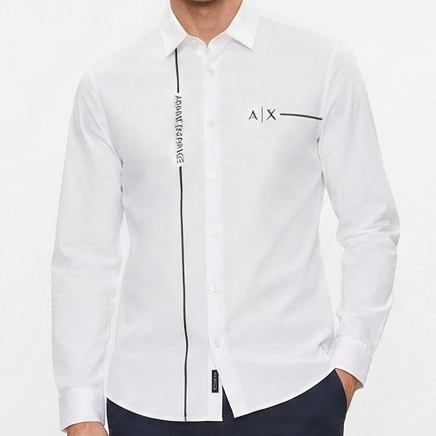 Men White Full Sleeve Casual Shirt | Premium Regular Fit  Shirt