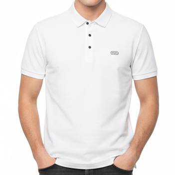 Men’s Classic White Polo T-Shirt Clean & Premium Look