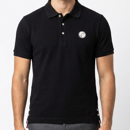 Premium Classic Black Polo T-Shirt for Men