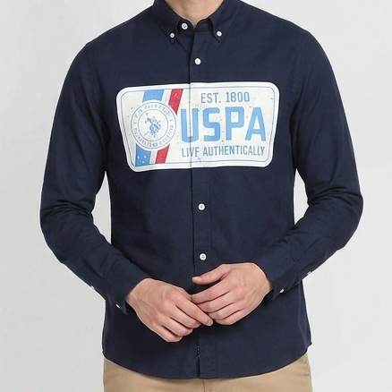 Men’s Premium Graphic Print Shirt – Full Sleeve Casual Collection