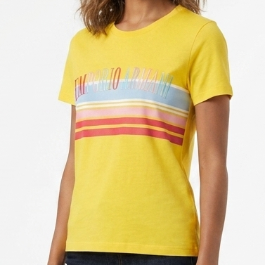 Men Premium Yellow Graphic Print T-Shirt Stylish Casual Round Neck Half Sleeve Tee