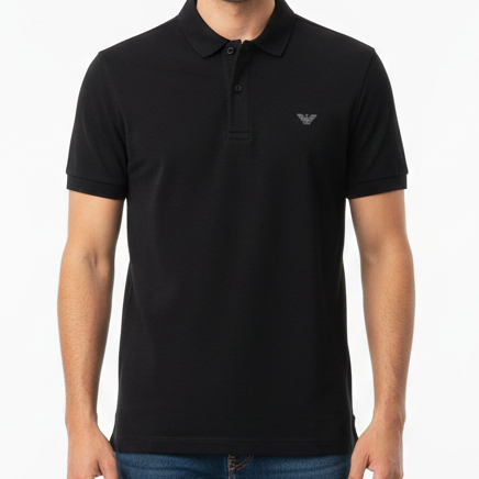 Classic Black Premium Polo Shirt  Timeless Smart Casual Wear