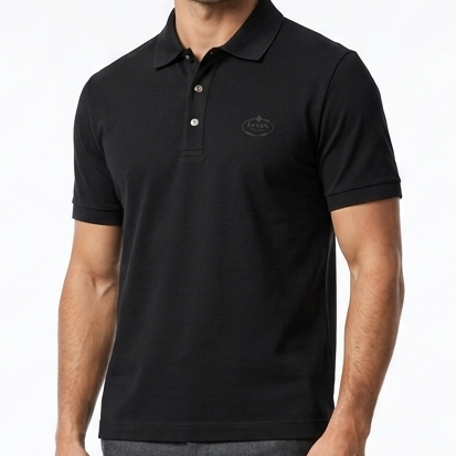 Exclusive Branded  Black Polo T-Shirt Premium Smart Casual Essential
