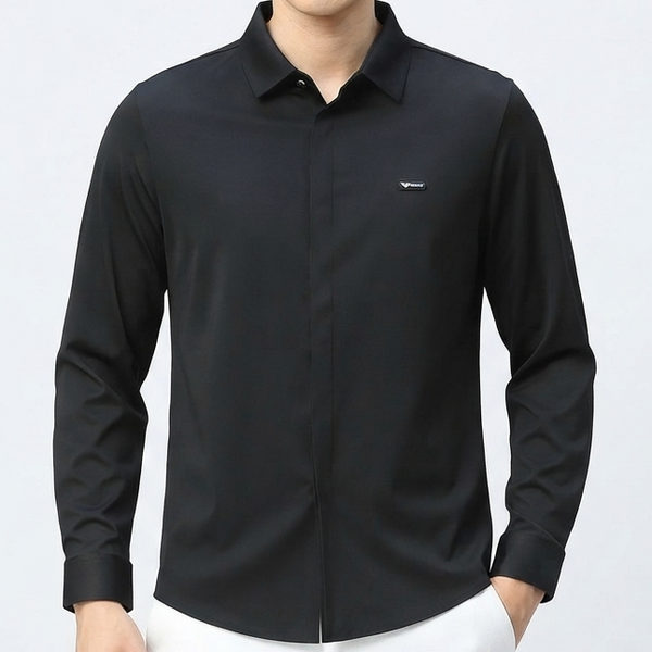 Premium Long-Sleeve Casual Shirt – Stylish Formal & Smart Wear
