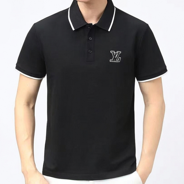 Men's Classic Short Sleeve Polo Shirt  Elegant Casual Style
