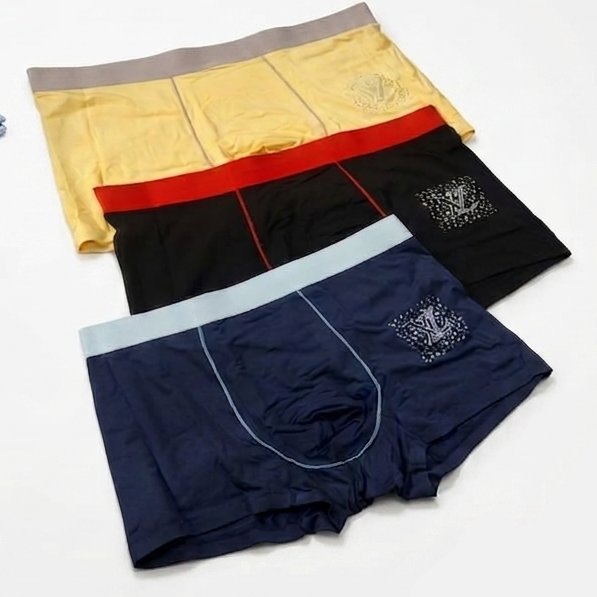 Premium Men’s Luxury Boxer Briefs Pack – Soft Stretch Comfort Innerwear (3 Pcs)